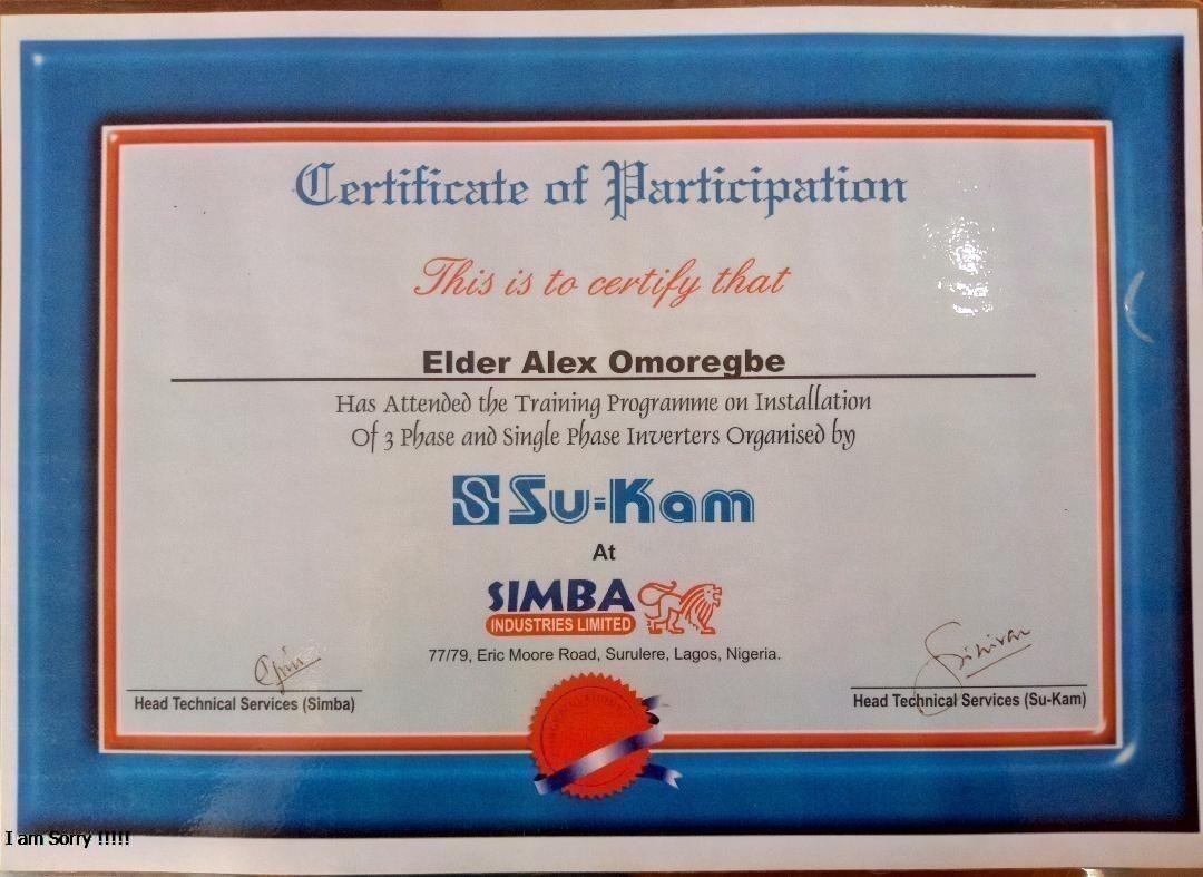 we are certified!