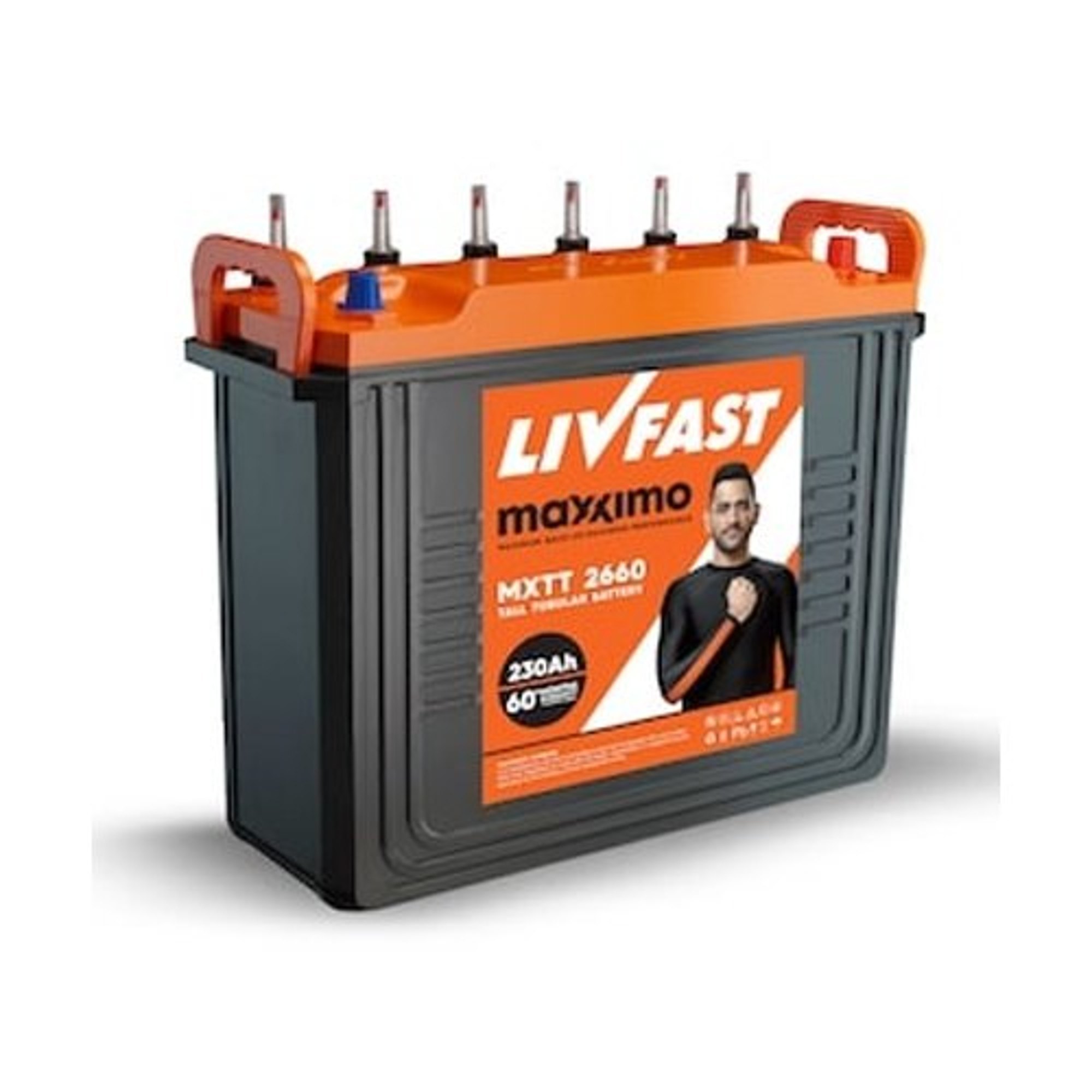 200AH/12VDC to 230AH/12VDC TALL TUBULAR or WET-CELL (MAINTAINABLE) BATTERIES