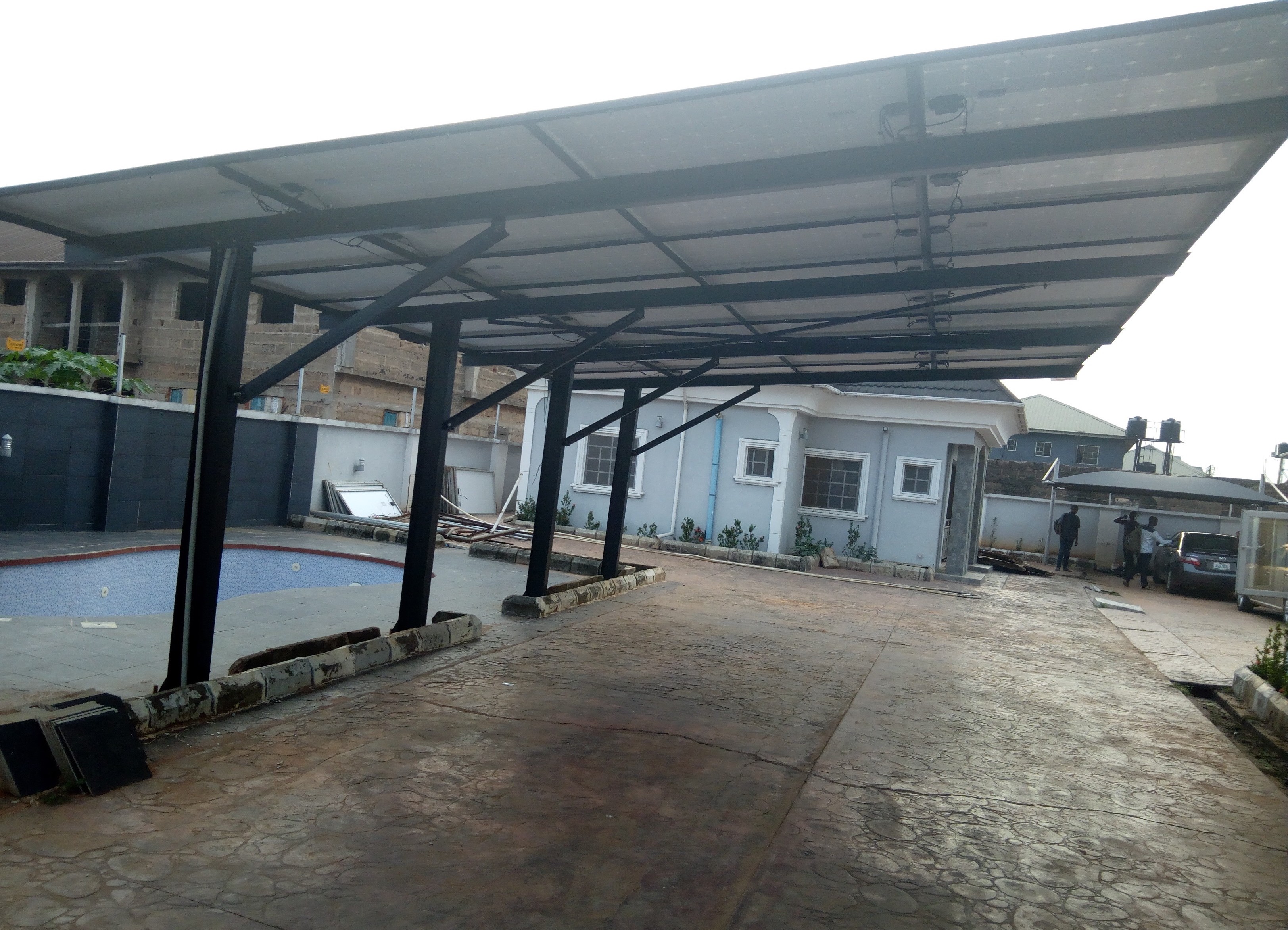 installation of solar panel