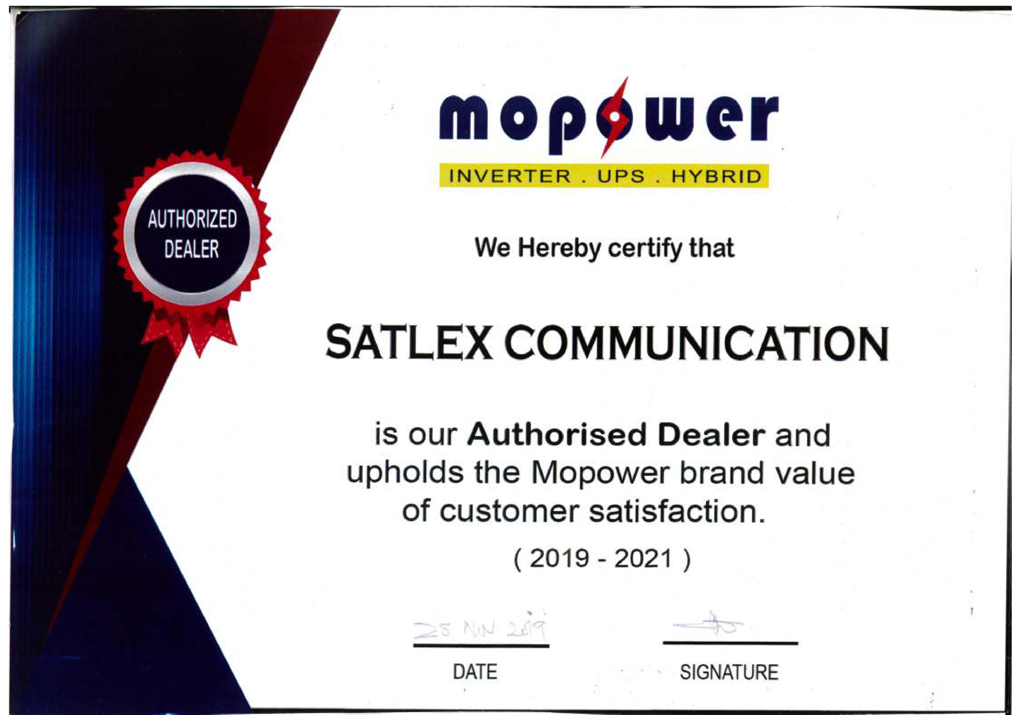 we are certified!