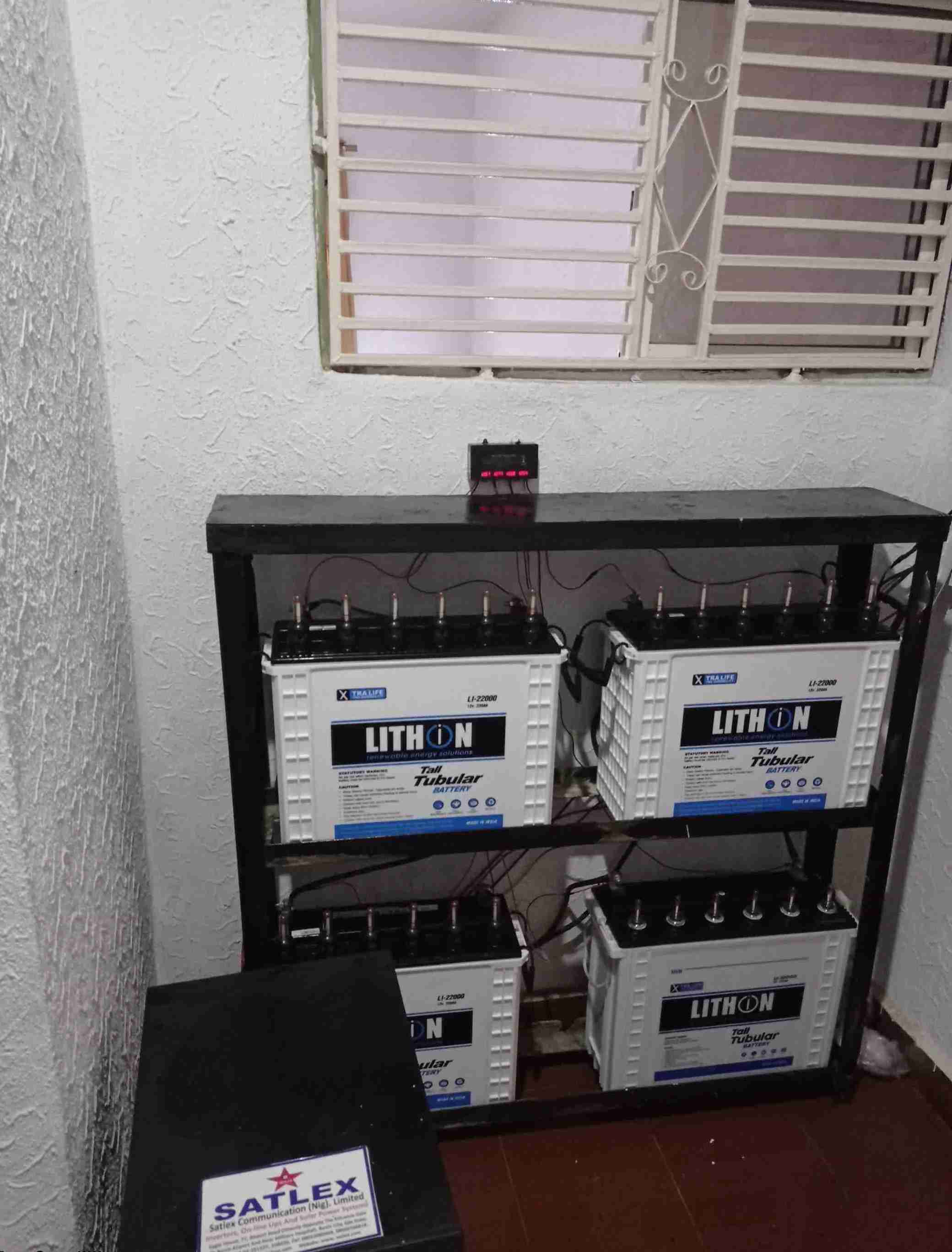 successful installation of 10kva inverter/96volts